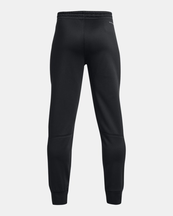 Boys' UA Storm Armour Fleece® Pants, Black, pdpMainDesktop image number 1